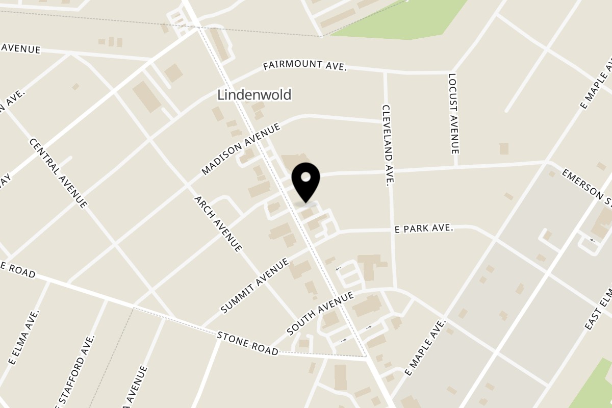 Map showing the location of Aunt Berta's Kitchen Lindenwold on 311 North White Horse Pike in Clementon